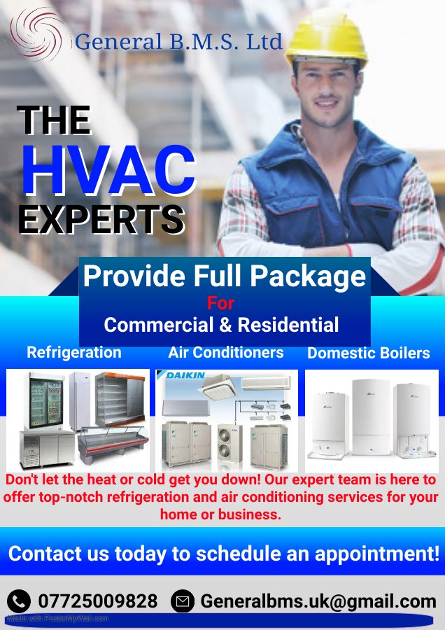 GeneralBMS1's tweet photo. Any installation or service contract are welcome. 
Please call 07725 009828 https://t.co/nwmfzU35QY