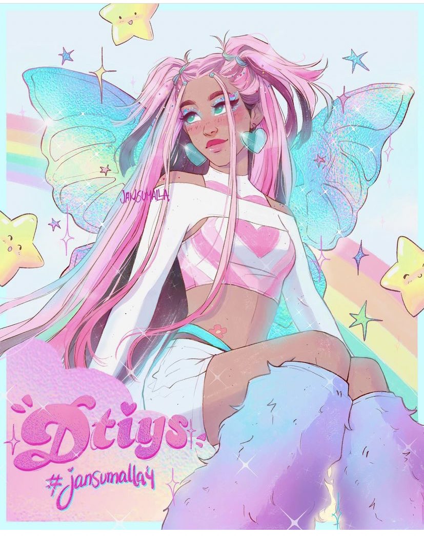 El DTIYS de <a href="/jansumalla/">Jan 🪽 JW Barcelona</a> 🌸✨ #jansumalla4 |Lo subo x aquí tb porque llevo 1000 sin dibujar y estoy feliz ☺️ 
IZQ mi versión | DER la de <a href="/jansumalla/">Jan 🪽 JW Barcelona</a>