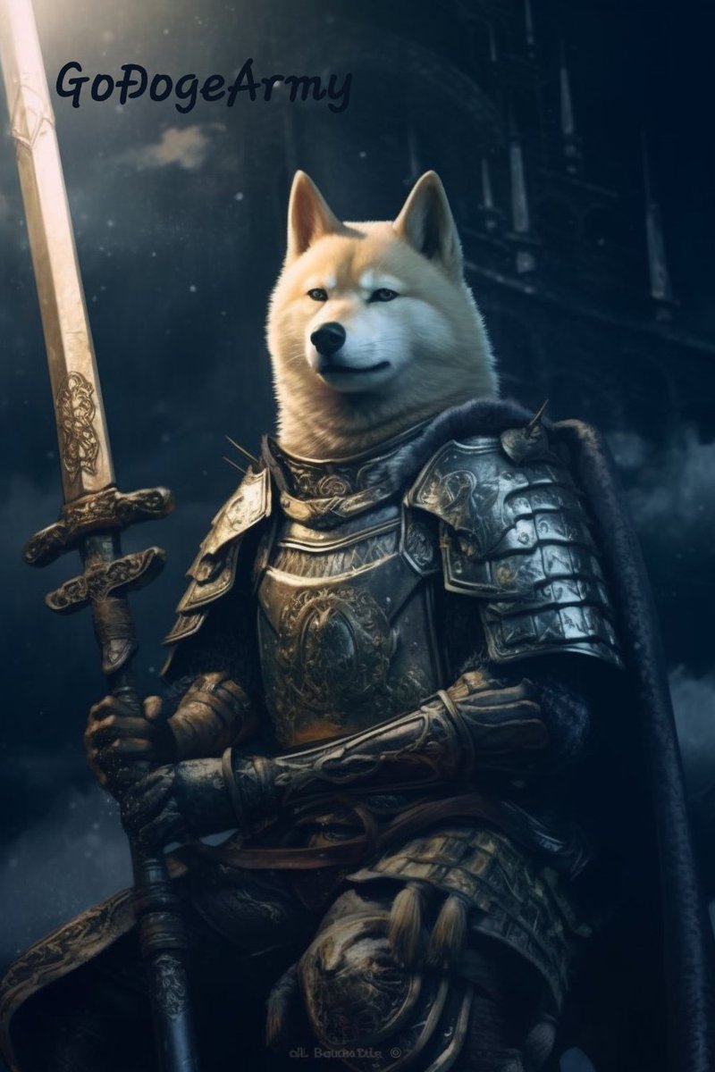 The greatest leaders lead by example, not by force. They inspire others to be their best selves, to find their own inner strength and courage. A true knight understands that leadership is not about power or control, but about guiding others towards their own greatness. 
#GoDogeAi