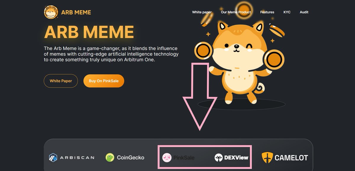 #Pinksale would like to welcome onboard the Arb Meme team for their #Fairlaunch.

👉Here at #Pinksale success is just around the corner, will you make the right choice in Launchpad?

🚀 Check them out below: 

pinksale.finance/launchpad/0x72…

#Arbitrum #Arb #BTC #Crypto