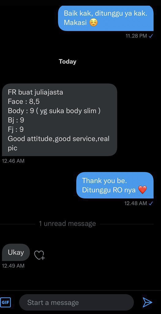 JuliaJasta's tweet photo. #availbsd
Hari ini jasta masih di BSD ya!

ST/LT. Include only.
Kulit putih. 
25 tahun, TB 162, BB 48kg, BRA 36b.
Real pic!
RR Via DM yah 😘

#BOBSD 
#botangerang 
#openBObsd
#openbotangerang 
#Expobsd
#expotangerang 
#Angelbsd
#angeltangerang 
#WPbsd
#WPtangerang https://t.co/yV1hcPhQD2