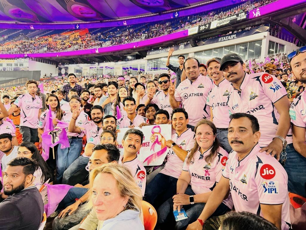 theRajGore's tweet photo. We, at HealthCare Global, #LOVE it when you share the same concern &amp; feel equally passionate about this #CAUSE. We become your staunch #SUPPORTERS. Thank you Gujarat Titans 💜🤝 #TogetherToWin #BeatCancer #CancerAwareness #WeMakeItHappen #AddingLifeToYears #HCG #GujaratTitans https://t.co/lgIlO4mika