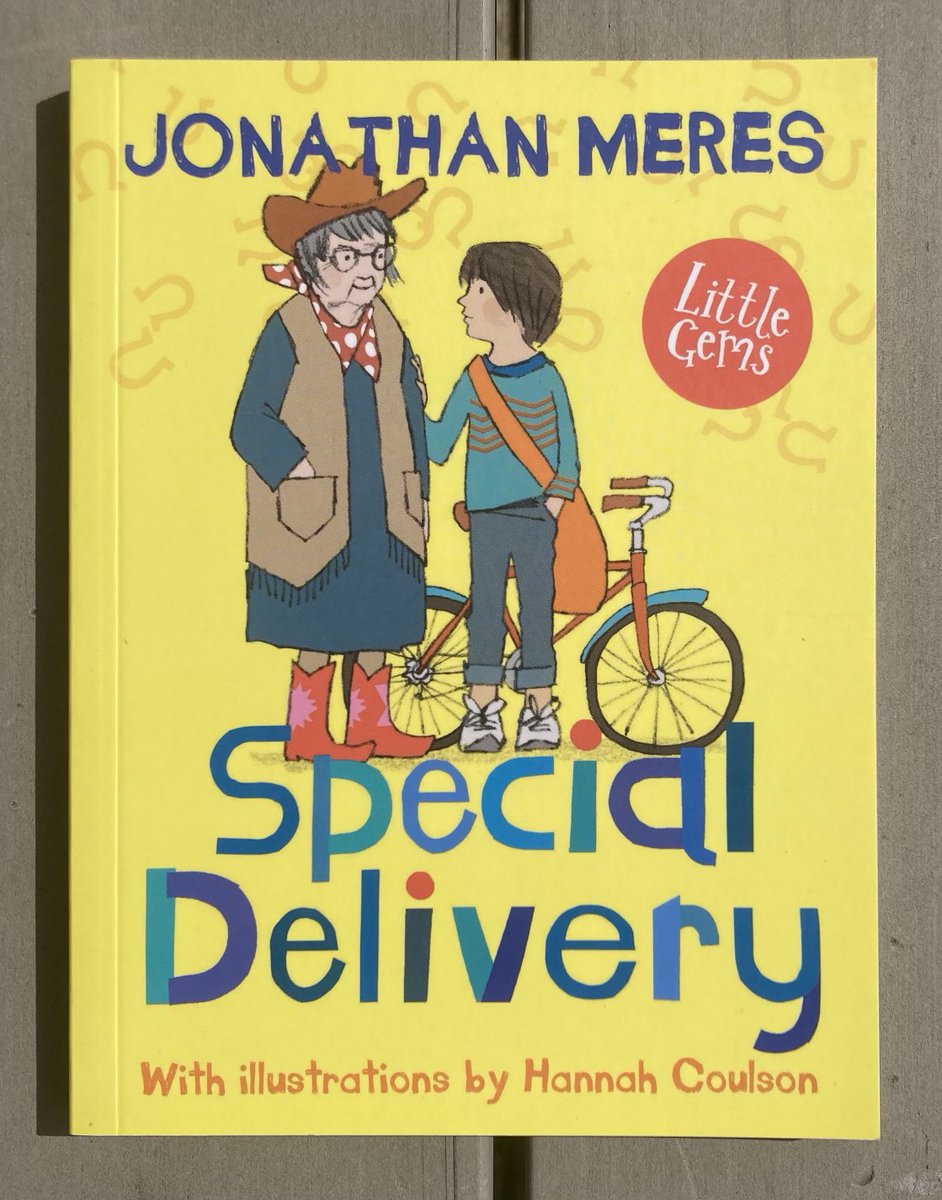 JonathanMeres's tweet photo. If I might be so bold, my book, Special Delivery, beautifully illustrated by Hannah Coulson, can be used to help with a child’s understanding of dementia #DementiaWeek ⁦@BarringtonStoke⁩ https://t.co/fu60P2Efax