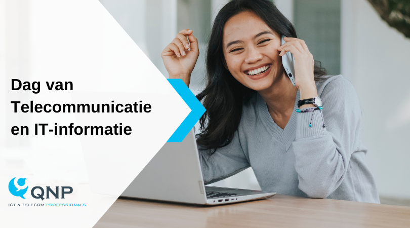 QNPICT's tweet image. Vandaag vieren we 𝐝𝐞 𝐃𝐚𝐠 𝐯𝐚𝐧 𝐓𝐞𝐥𝐞𝐜𝐨𝐦𝐦𝐮𝐧𝐢𝐜𝐚𝐭𝐢𝐞 𝐞𝐧 𝐈𝐓-𝐢𝐧𝐟𝐨𝐫𝐦𝐚𝐭𝐢𝐞. Als professionals in de ICT en Telecom willen we graag even stilstaan bij deze dag. 
Ben je tevreden met jouw huidige ICT-oplossing, of heb je hulp nodig? Ons team staat klaar!