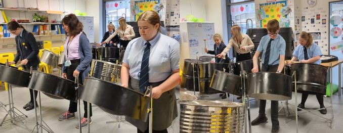 LearnWithMCS's tweet photo. A big thank you to Ms Flack from Gwent Music, working with our students this week. https://t.co/9hKQhEpdt3