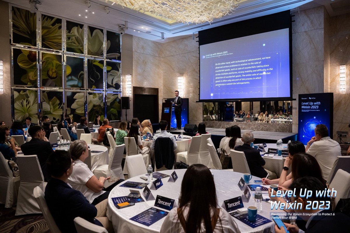 IPRdaily's tweet photo. Weixin, one of the most widely used communications and social platform in China, hosted the “Level Up with Weixin 2023” event today in Singapore in conjunction with the upcoming INTA's 2023 Annual Meeting Live+.Details can be found at:https://t.co/yTnkddE86z @INTA @TencentGlobal https://t.co/eyHAsdFbU6
