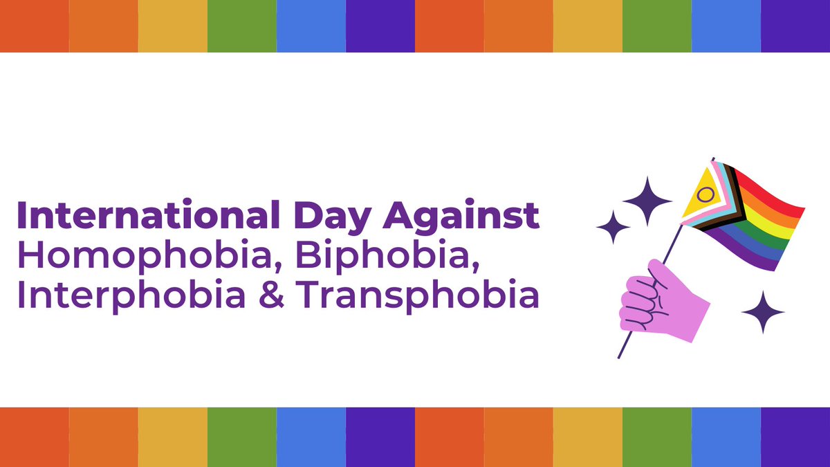 Today is International Day Against Homophobia, Biphobia, Interphobia &amp; Transphobia (#IDAHOBIT)

This year's theme is "together always: united in diversity". We have created an IDAHOBIT page on our website with lots of information and useful resources:
consortium.lgbt/idahobit/