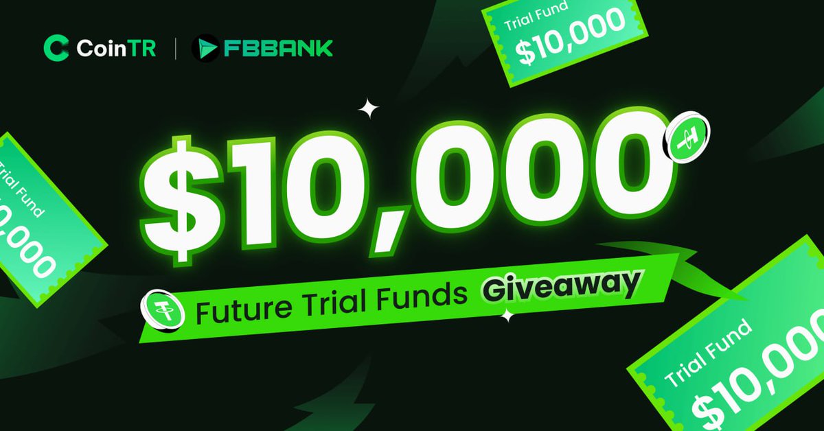 FBBank_cc's tweet photo. 🎉Excited to announce our partnership with @CoinTRpro 

🪂#CoinTR & #FBBank 10000USDT #Giveaway！🎉

📷Follow @FBBank_cc & @CoinTRpro 
🎁 Prize: $10000 Future Trial Fund
🎁 $200 USDT for grabs for 20 lucky winners!

🔗 Task link: 
https://t.co/m7O59eJ8Sj

@QuestN_com #Web3 #Airdrop @QuestNEvents