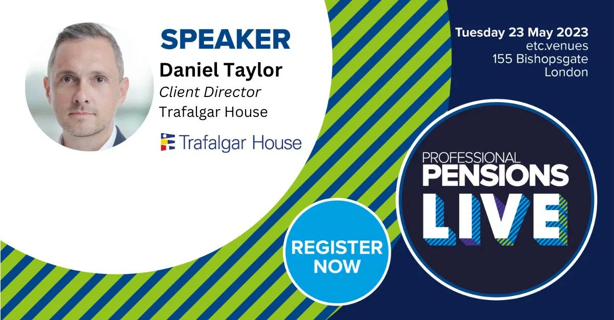 ProfPensions's tweet photo. We're excited to hear from @TrafalgarAdmin Client Director Daniel Taylor at #PPLive 23rd May, 155 Bishopsgate, London.
Session 'Keeping Trust Alive: Strategies For Effective Pensions Administration'.
Info & Register: https://t.co/ujkAKeLeVg https://t.co/SYWlnYMoNr