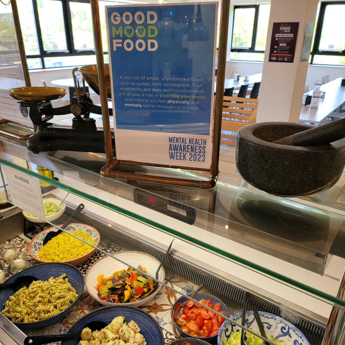 Wharf_Kitchen's tweet photo. Treat yourself like someone you ♥️
Daily meditation 🧘‍♂️ can help improve your mood and help build skills to manage stress &amp; anxiety  👍Check for meditation apps ✨️ on your phone 📱 
#mentalhealthawarenessweek
#MHAW2023
#wearehereforyou 
@baxterstorey https://t.co/BsCu13k6rQ