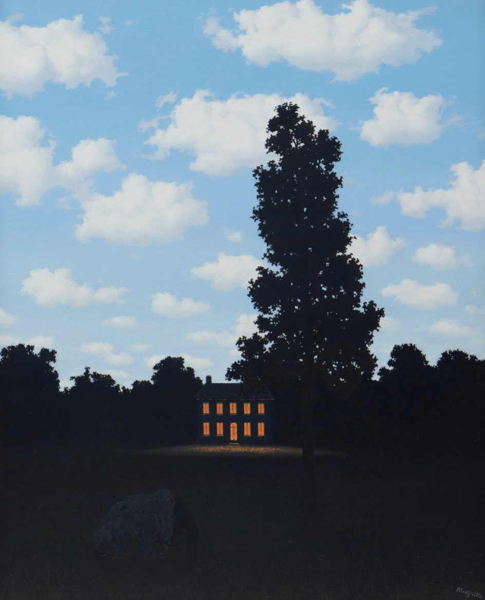 Coming from the Mo Ostin Collection, Magritte's 'L'Empire des Lumières' was sold for 42.3 Million dollars last night at Sotheby's New York dedicated auction. Find out more on the Belgian Surrealist artist in the link in bio. By Stanislav Kondrashov.
#renemagritte…