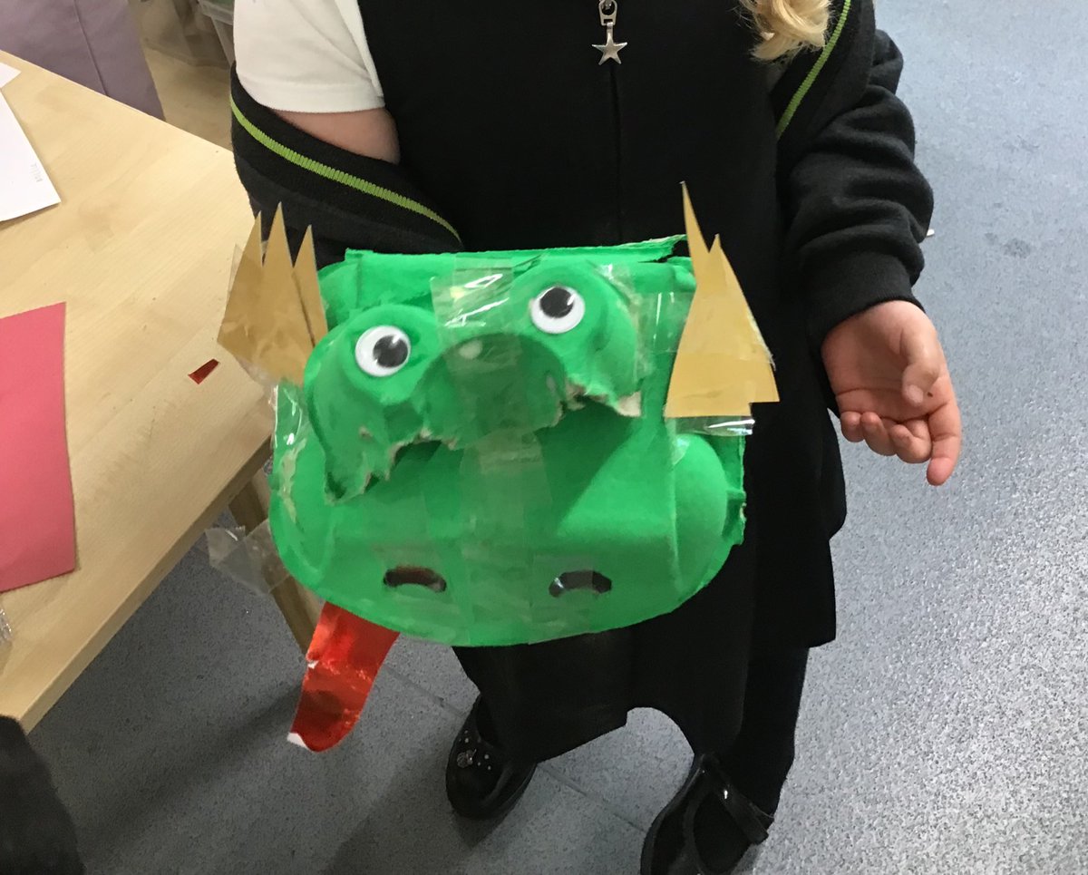 We have made #EggBoxDragons 🐲 inspired by the story by #richardadams #eyfs #expressiveartsanddesign #eggbox #thisisnotaneggbox #adventures #earlyyears @Linden_DT