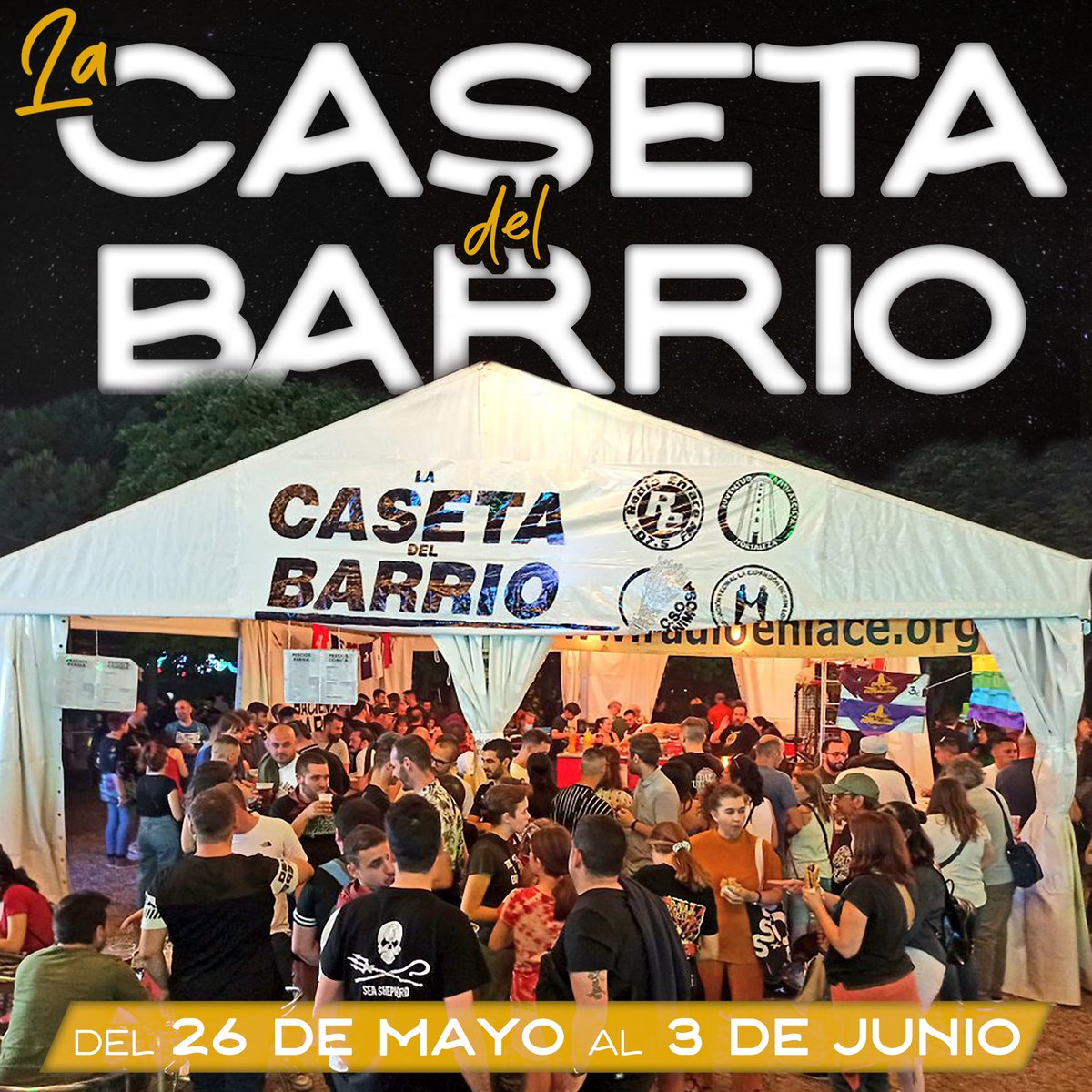 CSOLaAnimosa's tweet photo. 🎡 FIESTAS DE HORTALEZA 2023✨
Un año más estamos orgullosxs de anunciar que estaremos junto a @JAHortaleza , @Radio_Enlace y @AVSanLorenzo en las #FiestasHortaleza2023.
Pásate por la Caseta del Barrio a conocernos. 
‼️¡Pronto más noticias! https://t.co/50yPnANcgL