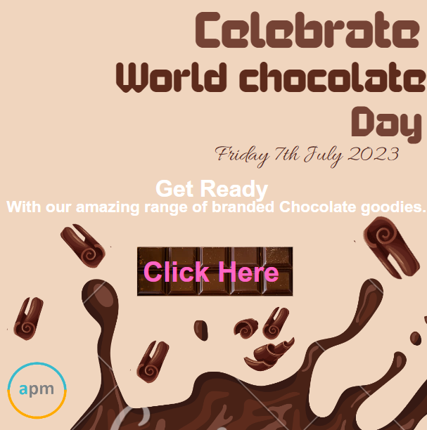 amazingpmuk1's tweet photo. Did you know its World Chocolate Day on the 7th July? So, why not celebrate with some branded confectionary items from amazing promotional merchandise!
#PromotionalMerchandise #WorldChocolate Day #Chocolate #Confectionary https://t.co/Vi0EEzJ0HZ