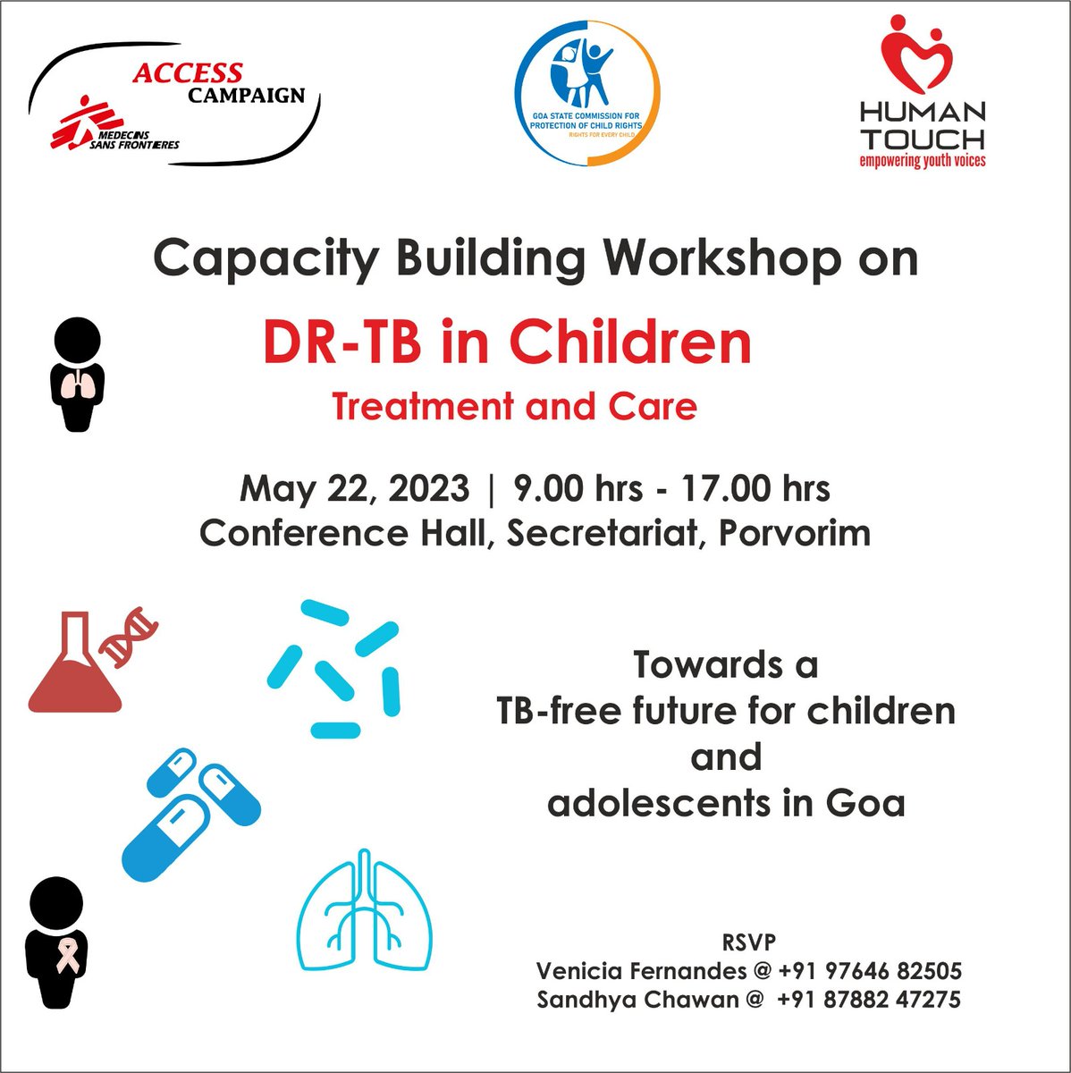 'Every child with TB in India deserves a fighting chance for a healthy future, and it's up to us to ensure they receive timely and effective treatment.' An initiative of HTF with @MSF_access & GSCPCR @DHS_Goa @MoHFW_INDIA @TheUnion_TBLH @Hru_socialwork #tuberculosis