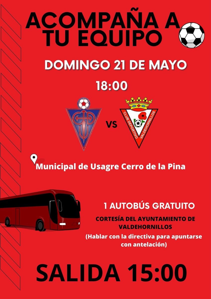 Pues después de una liga bastante complicada, contratiempos, mala suerte, nuestra afición no va dejaros solos! Dejaremos el último aliento con ustedes! Pase lo que pase , si en las buenas te quise! En las malas te amo! A por todas rojos!