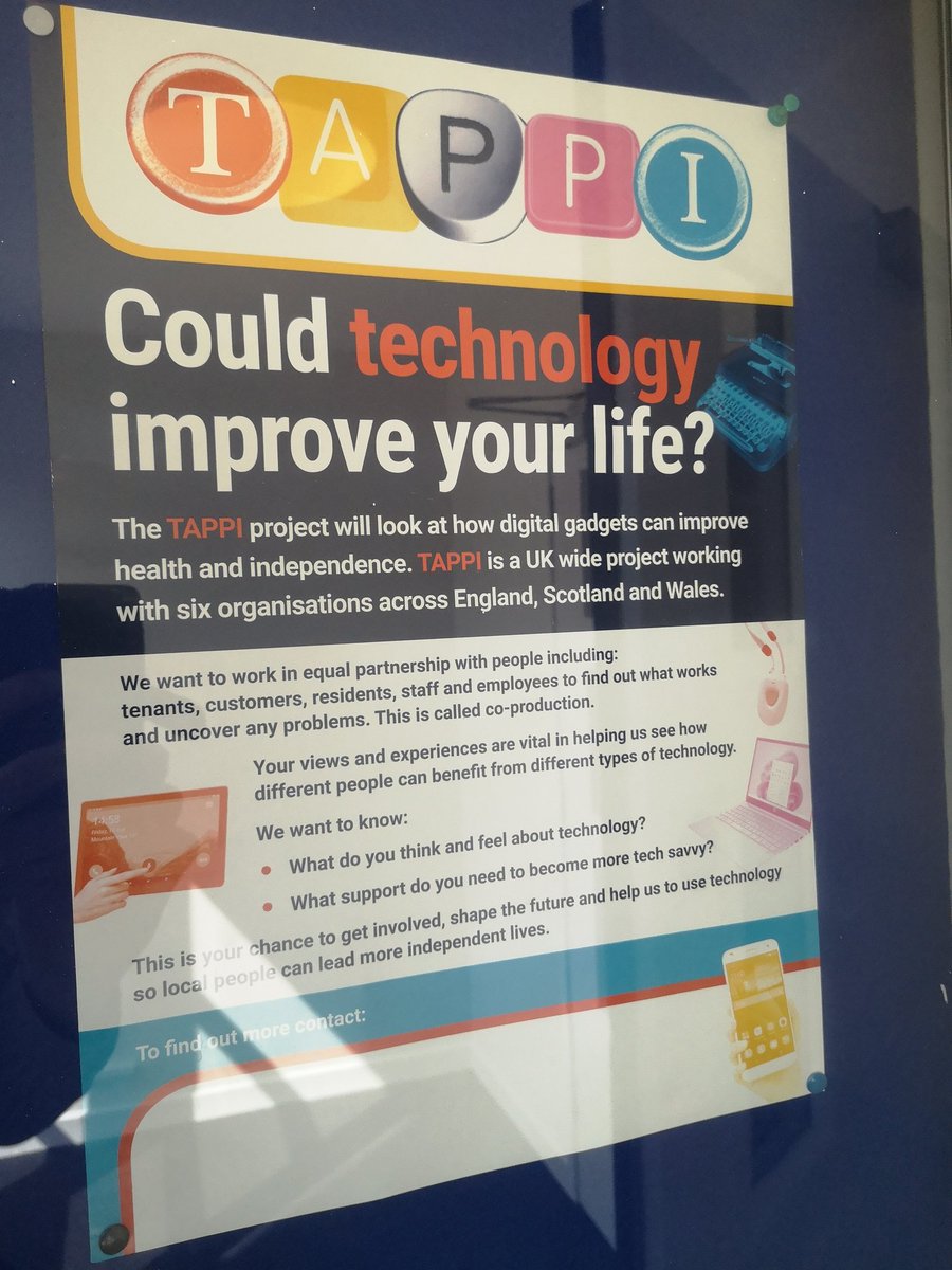 Delighted to be at West Port, Linlithgow, this morning for the launch of Bield Housing's #digitalhub and also meet up with Gary Baillie & Debra Edwards #TAPPI champions putting #coproduction at the heart of their strategy for embedding technology enabled care across housing