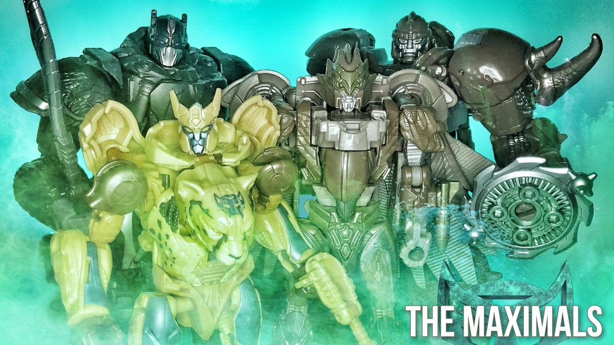 Group shot!

🤖🤖🤖🤖📷: Optimus Primal, Rhinox, & Cheetor, Rise of the Beasts w/ Airazor, Studio Series - #RiseOfTheBeasts