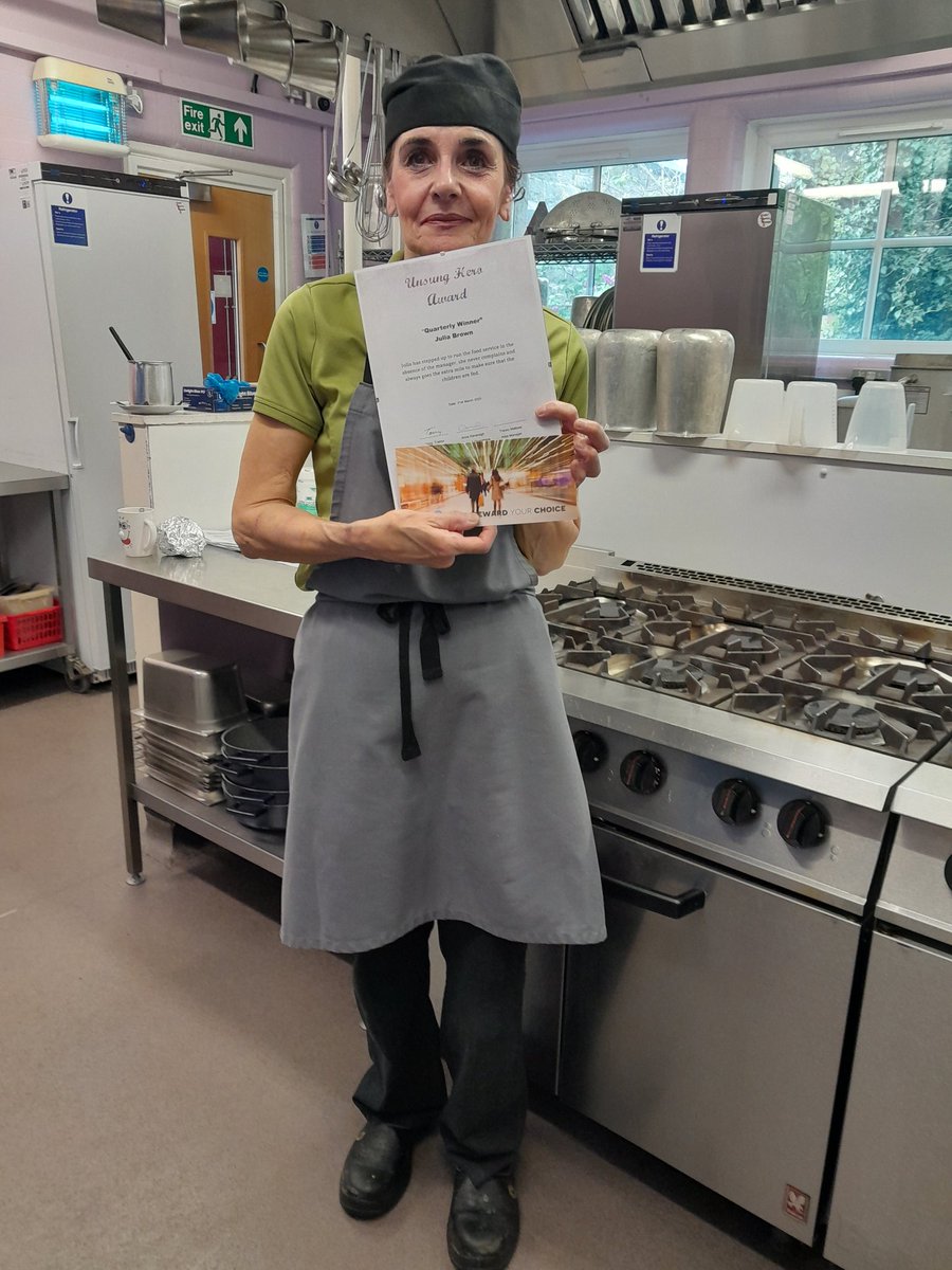 Well done Julia for keeping the ship afloat at Knaresborough St johns very well deserved unsung hero always goes above &amp; beyond putting pupils first