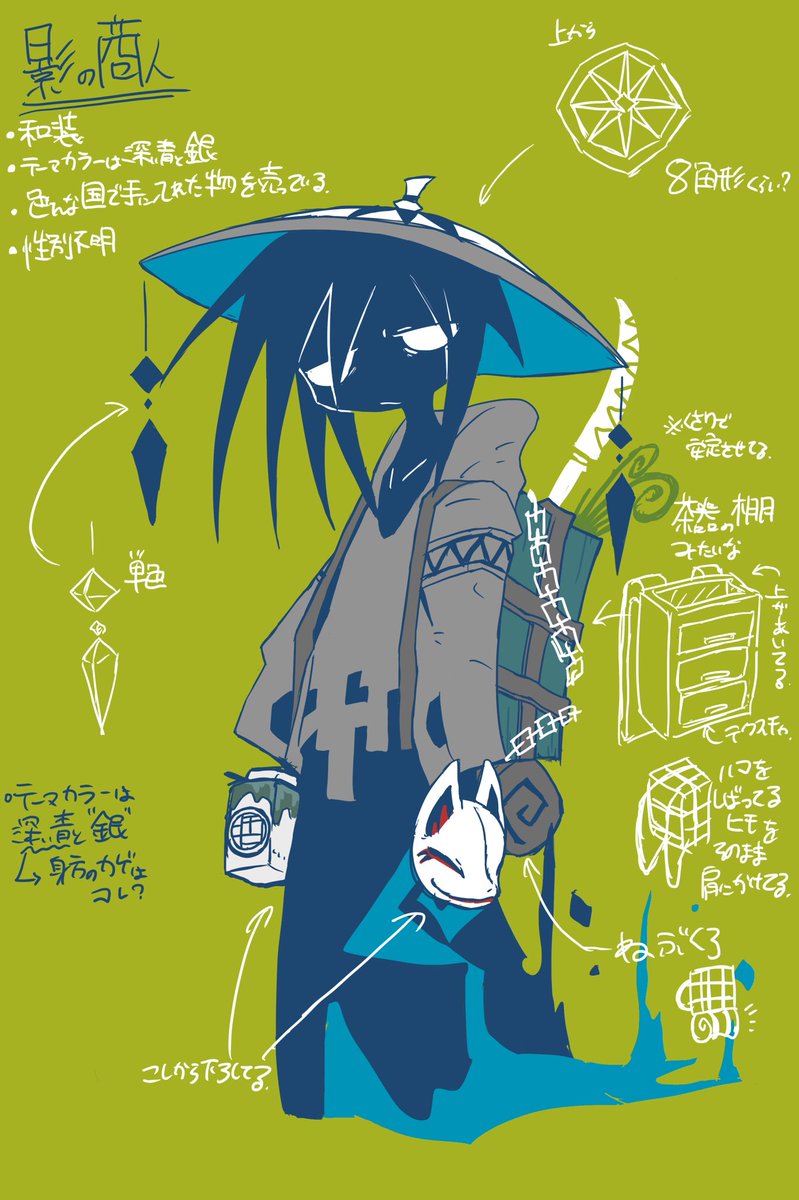 caffeinezombie4's tweet photo. 暗いカゲで出来た身体を持つ謎多き人物「影の商人」は塔を旅して回る行商人
主人公の旅先に度々現れ、時には助言をくれることも

しかしその過去には何か秘密があるようで…？

［みこ］
#indiedev #gamedev https://t.co/k3hvHvs6Ch