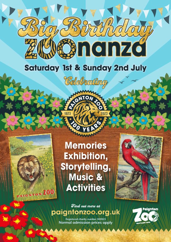 Don't miss the BIG 💯Birthday ZOOnanza on July 1st and 2nd!🥳 Visit >> bit.ly/3I6LQcn Enjoy live music, activities, talks, and the grand unveiling of our Centenary Hub. Plus, it's all included in your regular zoo admission ticket! 🤩 #CentenaryCelebration #ZooParty