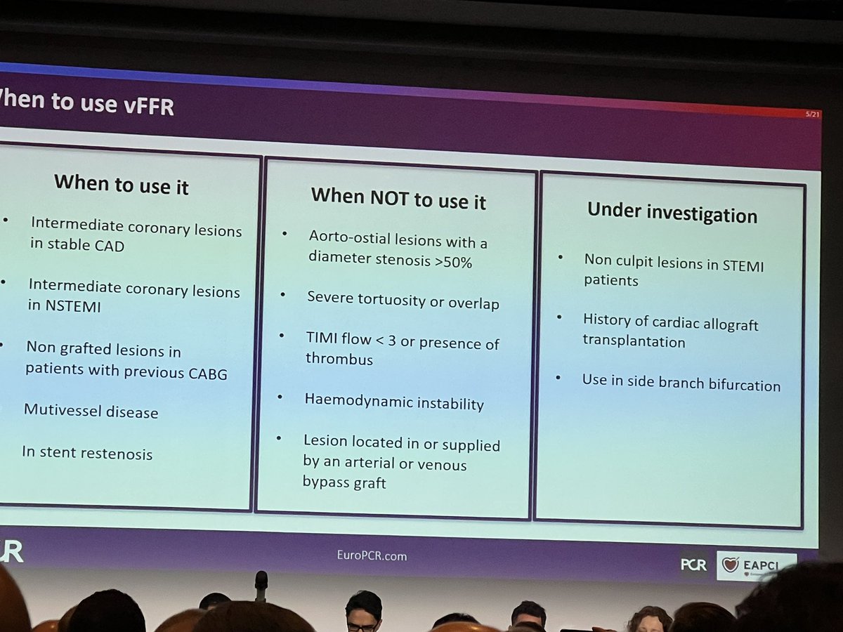 PSchlichtner's tweet photo. Angiobased #FFR from clinical evidence to daily practice.
📢now also directly integrated into the angiography system - possible in pre- and post-PCI assessment!
#EuroPCR #vFFR https://t.co/nDuBqH5tvj