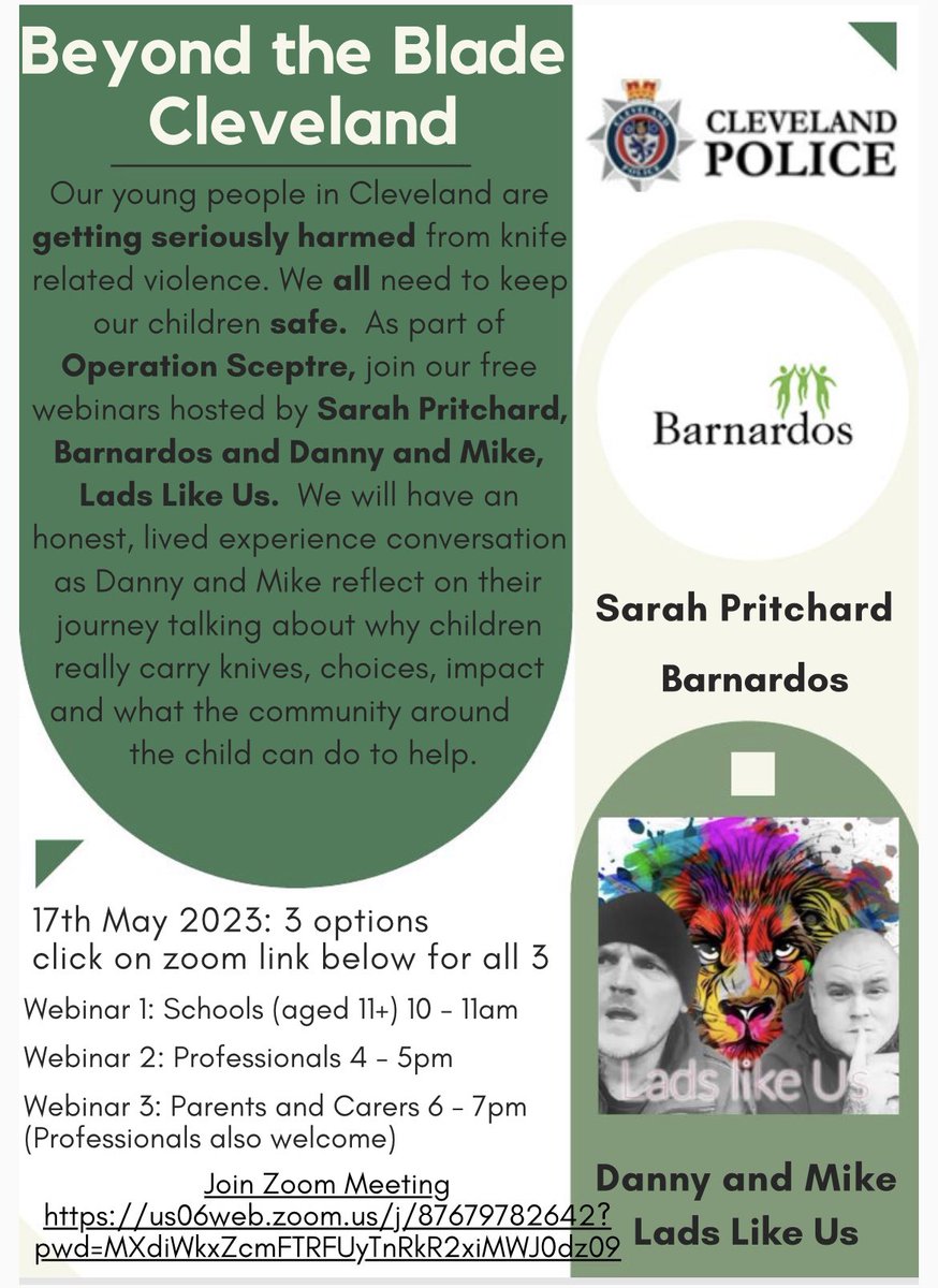 Lads Like Us (@lads_like_us) on Twitter photo Reporting #knifecrime isn't grassing !
So as part of #OperationSceptre we've just done the 11+ young people webinar with #Schools across #Cleveland for #KnifeCrimeAwarenessWeek working with <a href="/sarahpritchsp/">Sarah Pritchard</a> from <a href="/barnardos/">Barnardo’s</a> <a href="/BarnardosTVT/">Barnardos Tees Valley Training</a> we've got them to take a pledge to not use Reporting #knifecrime isn't grassing !
So as part of #OperationSceptre we've just done the 11+ young people webinar with #Schools across #Cleveland for #KnifeCrimeAwarenessWeek working with <a href="/sarahpritchsp/">Sarah Pritchard</a> from <a href="/barnardos/">Barnardo’s</a> <a href="/BarnardosTVT/">Barnardos Tees Valley Training</a> we've got them to take a pledge to not use
