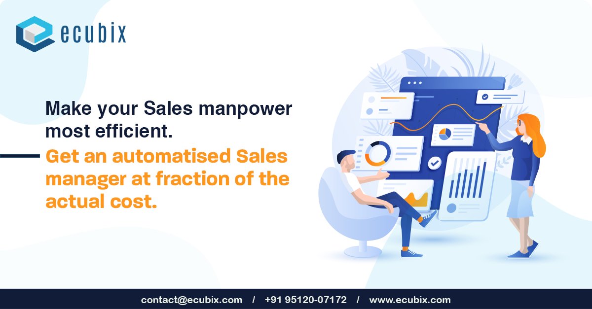 Get an automized sales manager at a fraction of the actual cost. ecubix.com/online-mr-repo…

#ecubix #FieldforceReporting #MRReporting #SmartReportingSolution #smartsales #fieldforcemanagement #salesforceautomation #Salesforcereporting #SmartScan #smartlearning #BusinessIntelligence
