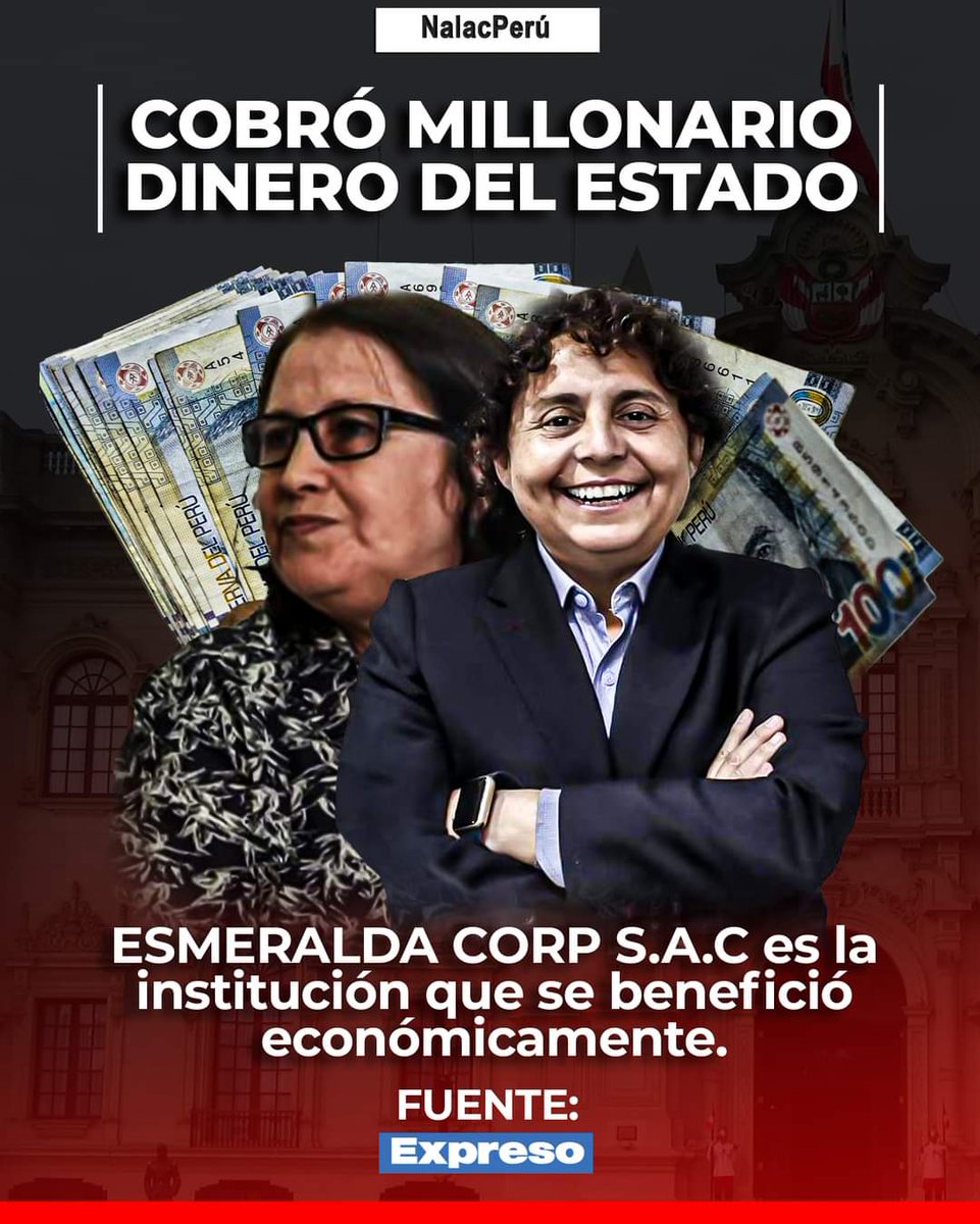 Empresa de la pareja de la congresista Susel Paredes cobró millonario dinero del Estado 🚨

Fuente:  expreso.com.pe/politica/susel…

#NoaLaAsambleaConstituyente #NoAlChantaje #NoalaAgendaComunista