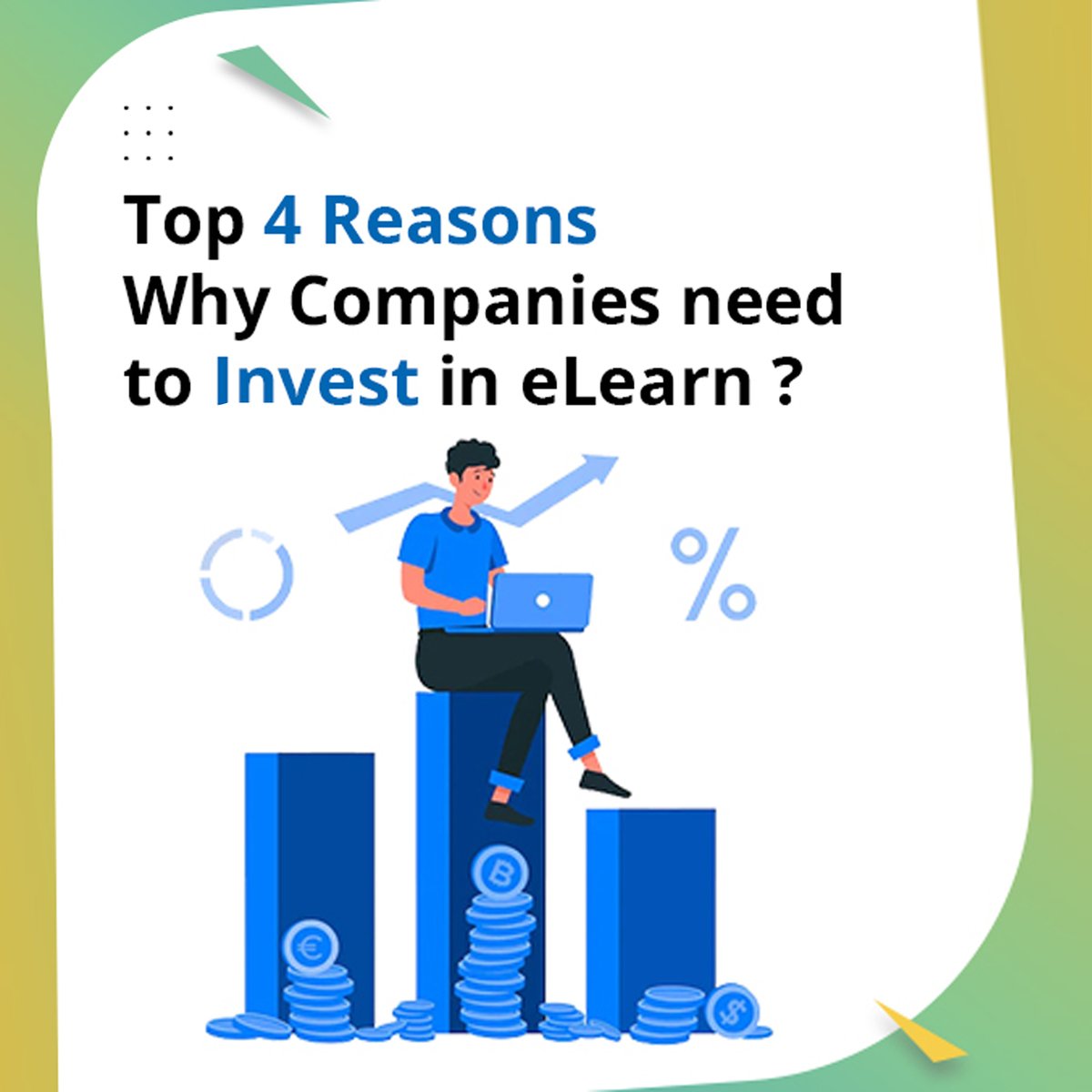 Discover the secret behind Fortune 500 companies' productivity boost!

Top 4 Reasons Why Companies need to Invest in eLearn>>bit.ly/3LwK5Hx

#EfficientTraining  #WorkplaceProductivity #CorporateTraining  #businessowners #business #retailindustry