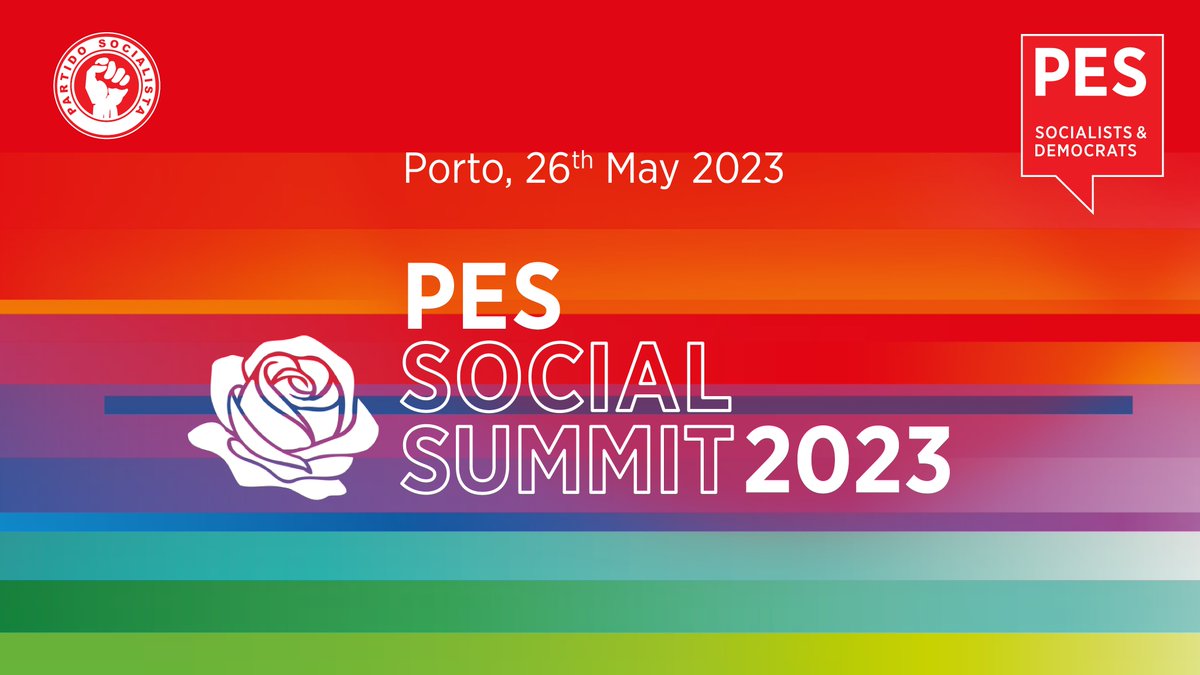 On Friday 26 May don't miss the #PESsocialsummit! Together with @psocialista, we will be live from #Porto to discuss #socialrights and a stronger social Europe, with key high-level participants from our progressive family. More information: pes.eu/employment/pes…