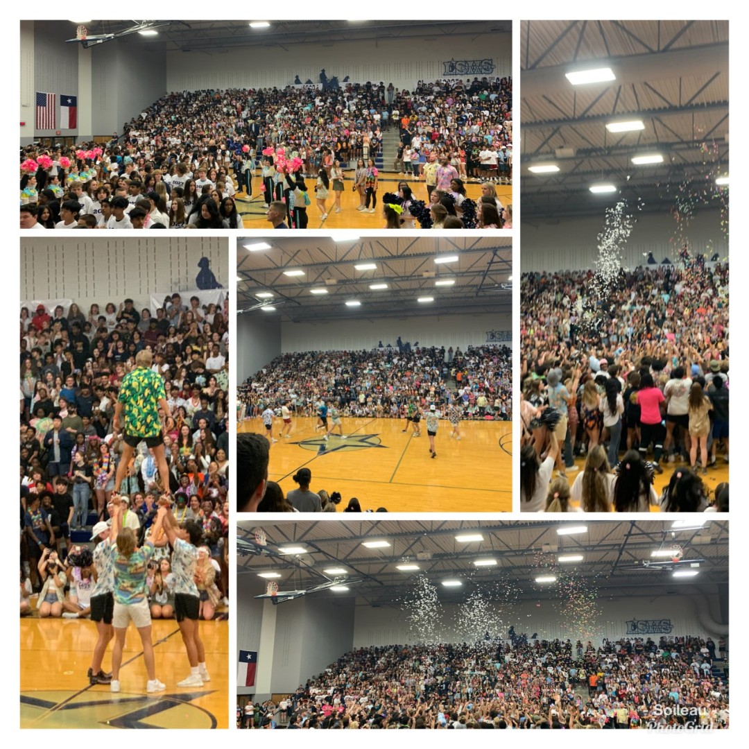 Our 8th graders had the opportunity to attend the rockin aloha pep rally for Lone Star HS! Lots of fun!