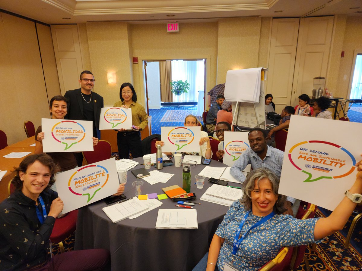 The #GRSLC2023 cohort strongly support #UNGRSW and it's call to #RethinkMobility