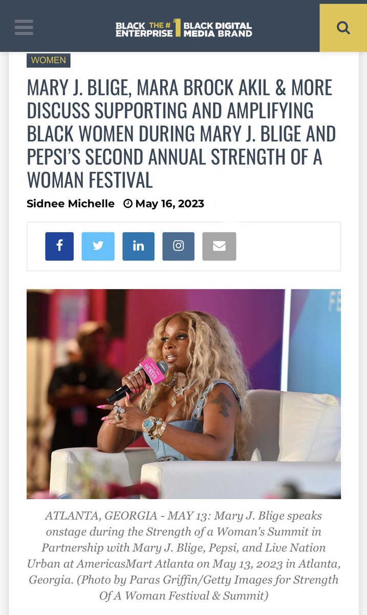 SidMich_'s tweet image. Your girl finally interviewed the legend @maryjblige 
Big New York! 🗽 Now live on @blackenterprise 
@SOAWFest 

blackenterprise.com/mary-j-blige-a…
