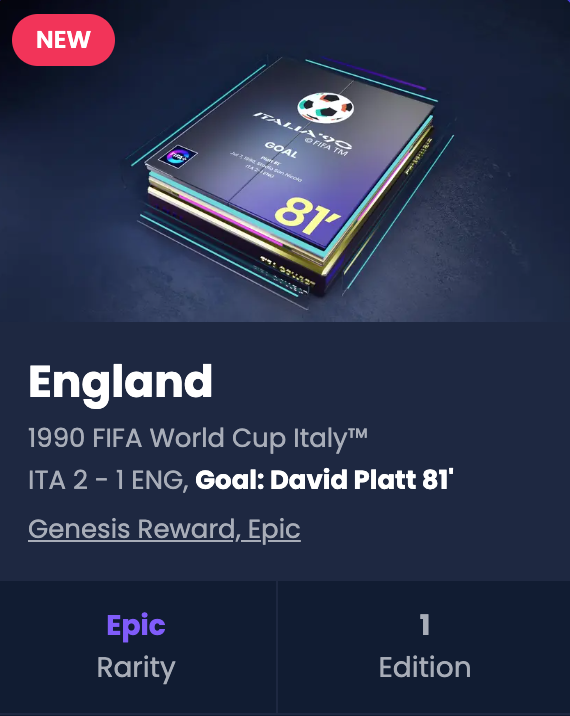 Algodoodle's tweet photo. i scored my first EPIC as a #GenesisReward ⚽️✌️ pumped!

#AlgorandNFTs $ALGO https://t.co/c8QFwAsB1R