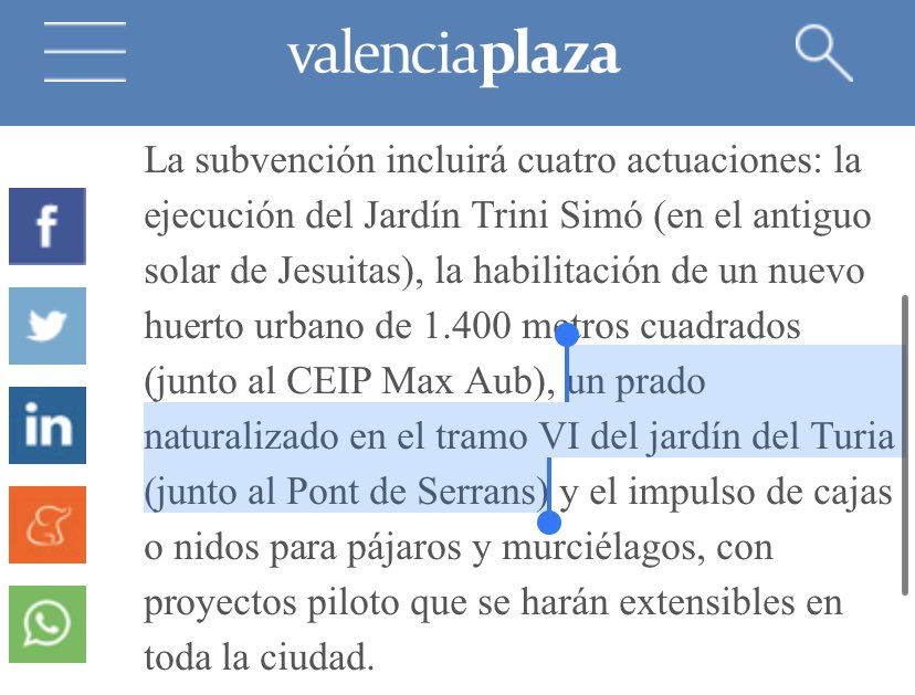 joanribo's tweet image. Ens alegrem que la candidata del PP ens copie, però almenys que ho faça bé

👎🏽 La seua promesa no sols significaria un gran greuge per al veïnat de #Natzaret, sinó que faria perdre a #València una subvenció d'Europa de 4 milions: on la dreta vol copiar la proposta, no es pot fer