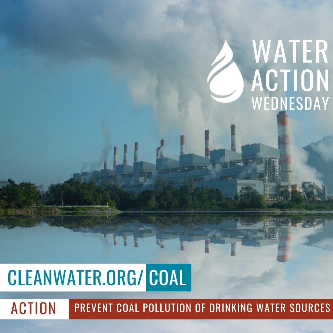 Coal plants have dumped unlimited amounts of heavy metals and other harmful pollutants into our rivers, lakes, streams, and other water bodies for too long. Take #WaterActionWednesday Action: Tell EPA to Protect our Waters from Power Plant Pollution! 🔽

cleanwater.org/coal