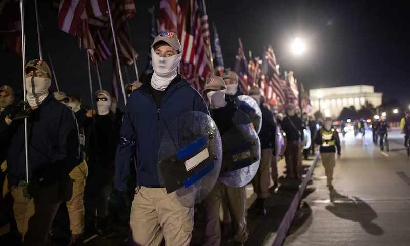 GoldbridgeInst's tweet photo. Bystanders booed as the far-right Patriot Front staged a rally in Washington DC to 'reclaim America'

https://t.co/jWifuczHvg

#stophate #systemicracism #racisminamerica #endwhitesupremacy #whitesupremacy #racism #education #discrimination #racialjustice #antiracist #lgbtq https://t.co/GJRtp97I8f