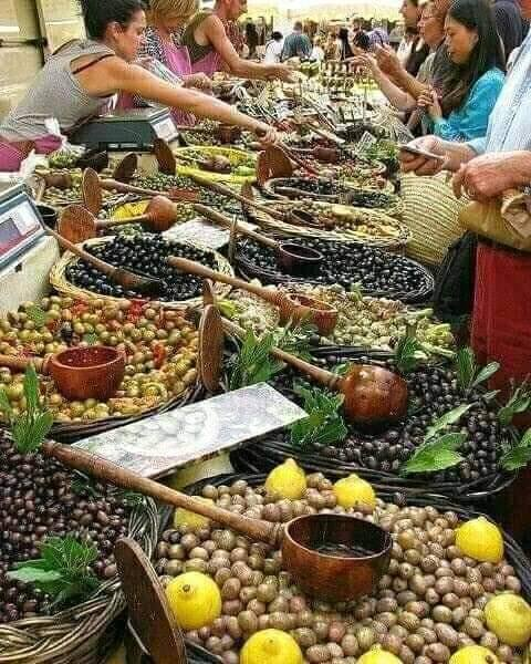 Olive Market, Italy