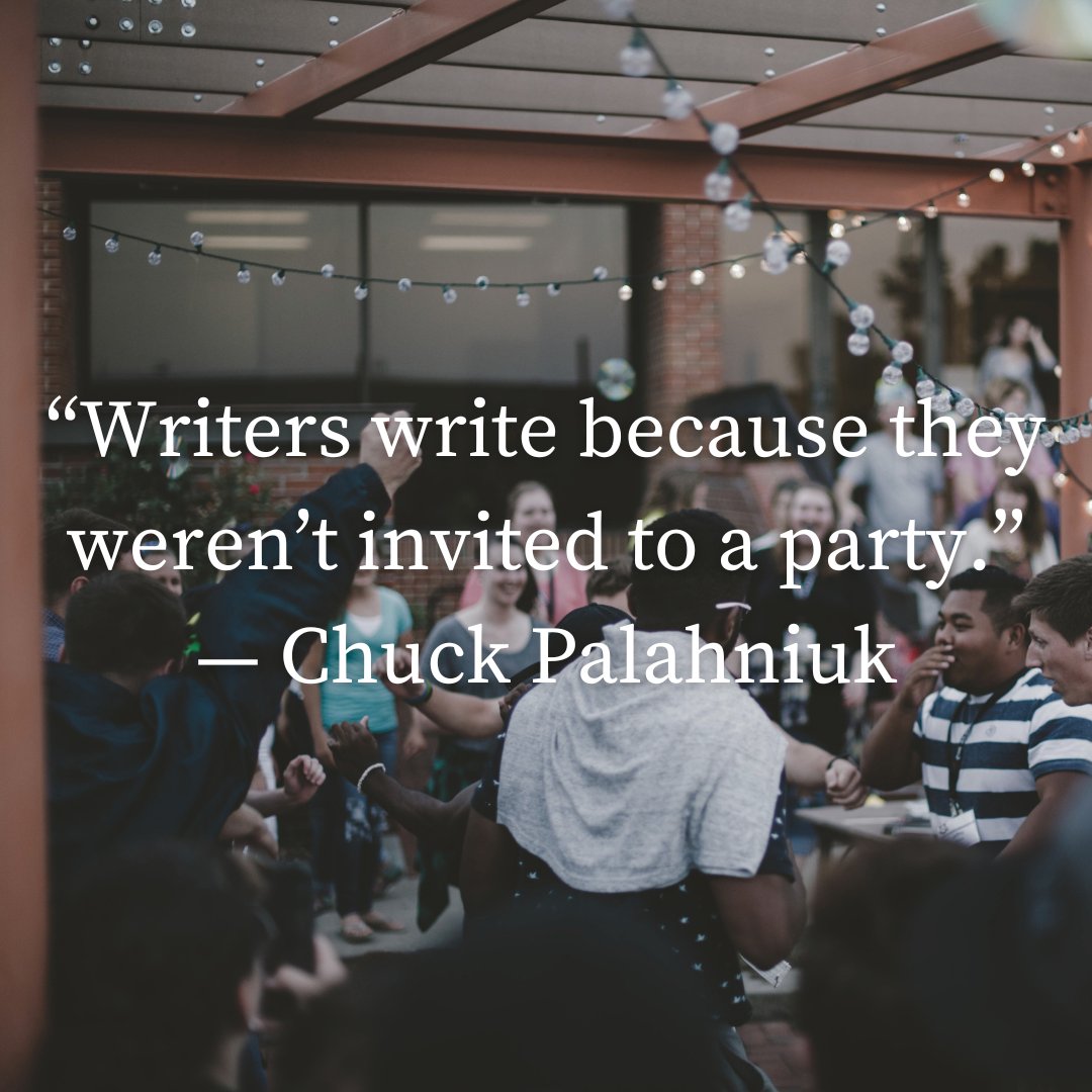 rowanglassworks's tweet image. “Writers write because they weren’t invited to a party.”
― Chuck Palahniuk
#WriterWednesday #WritersWorld #WritersCorner