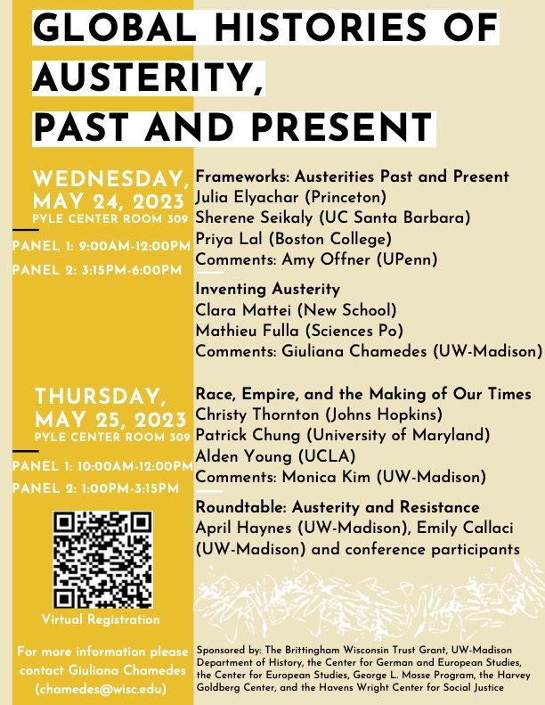 Looking forward to this next week... I'll be talking about  African socialism and the mixed genealogy of the neoliberal user fee.