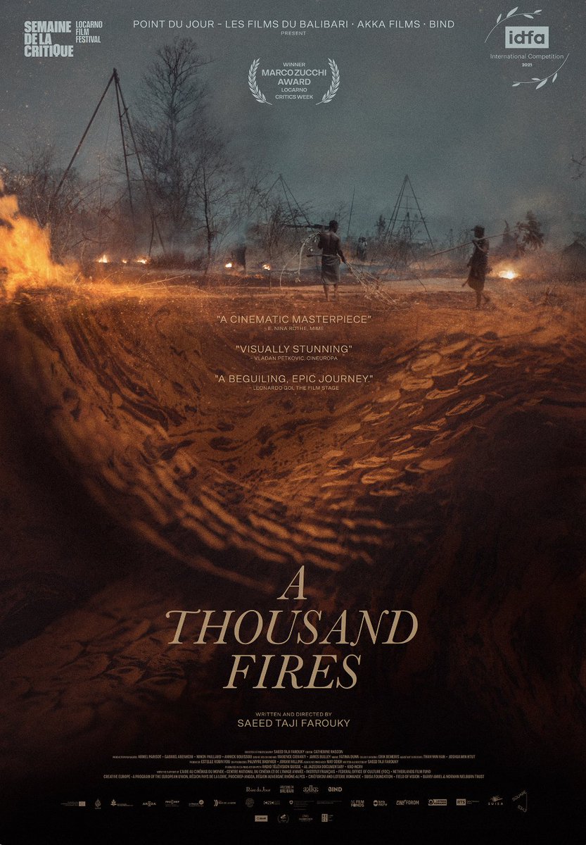 A Thousand Fires is now available online, around the world (a few territories excluded). Our transcendental film about oil, life-cycles, and family in the oil fields of central Burma. 🥇Winner Marco Zucchi award (Locarno) for most innovative documentary. dafilms.com/film/15696-a-t…