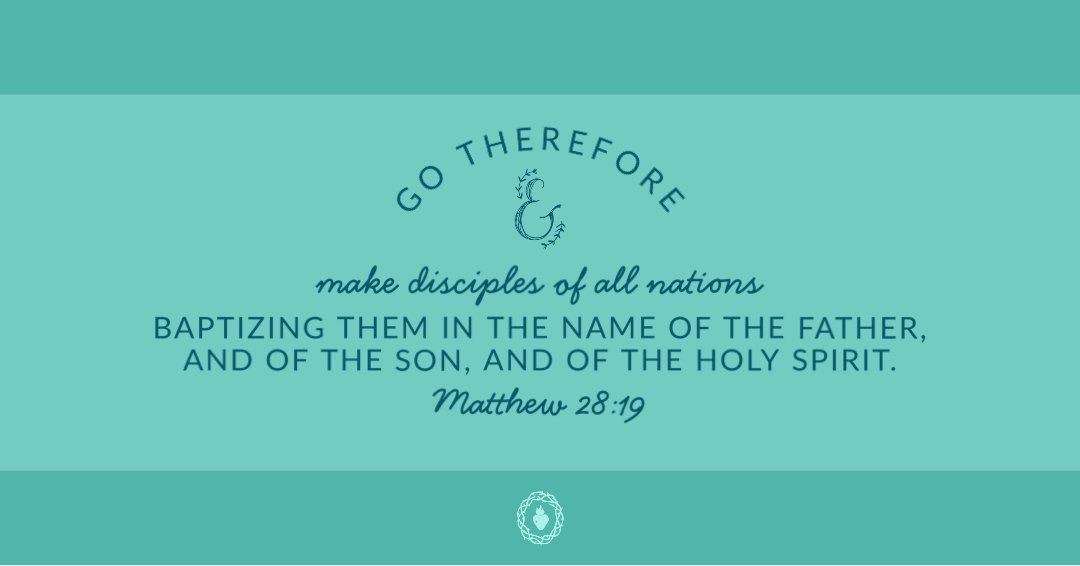 Go make disciples. ❤️‍🔥