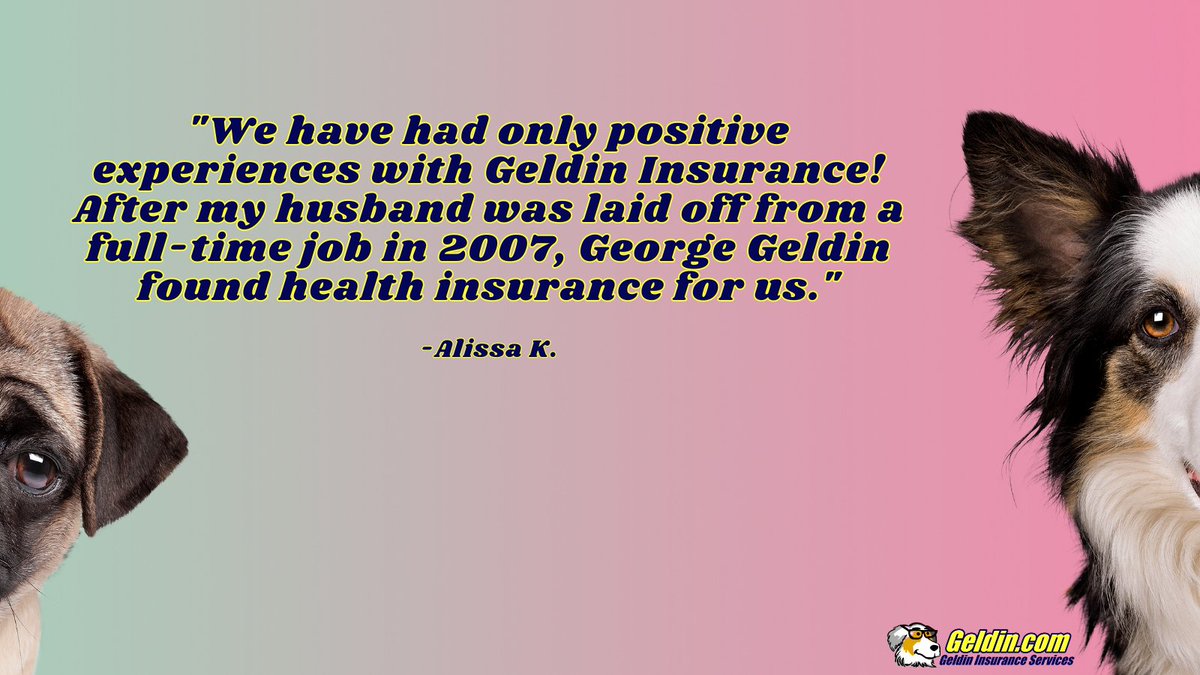 Unexpected changes in employment can be tough.  The last thing on your mind is reviewing loads of health insurance options. 

We make it simple, so you can focus on landing that next job! 

#GeldinInsurance #GetInsured #CaliforniaInsurance #CaliforniaHealthInsurance