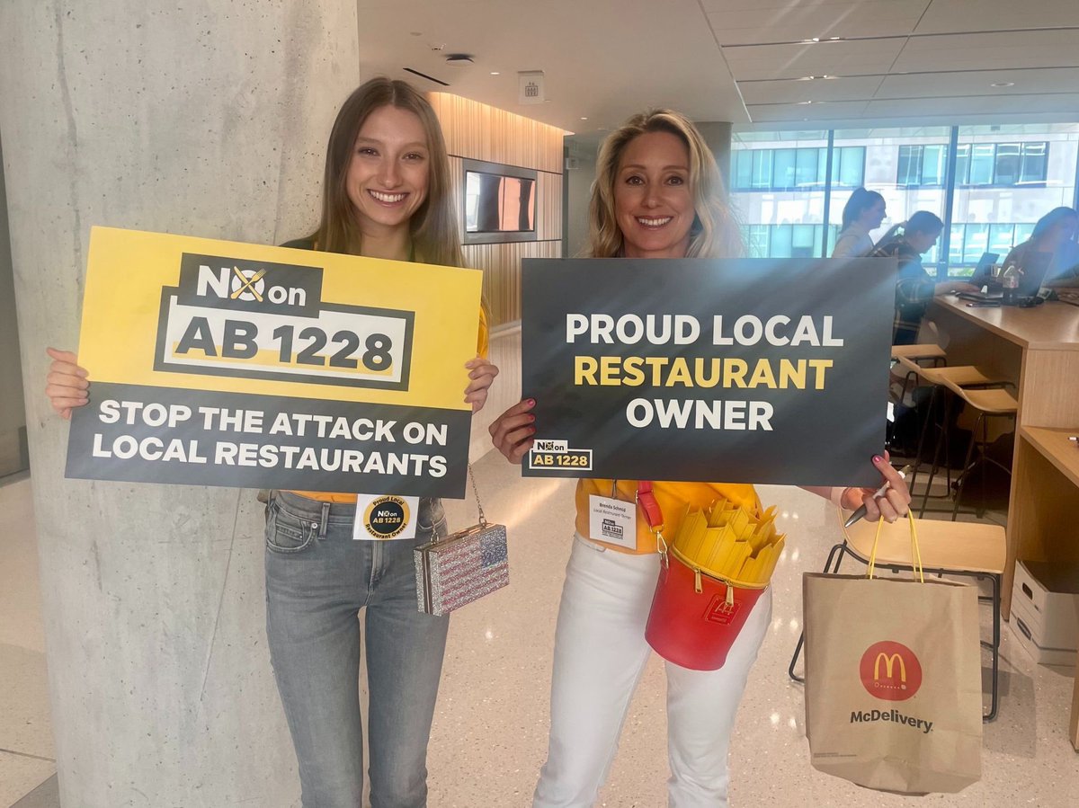 clicktecs's tweet image. Franchising411: RT @FranchiseAction: Yesterday, over 130 California restaurant owners joined in Sacramento to speak out against #AB1228, a bill that would establish joint liability between California quick-service franchise brands and their independent f…