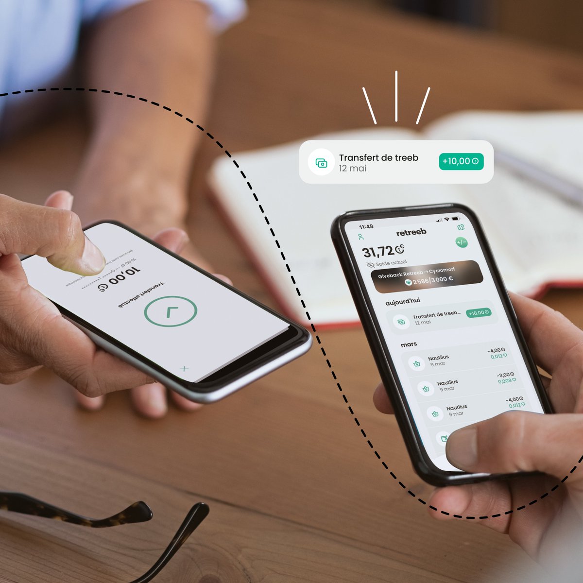 retreeb_io's tweet photo. You can now Retreeb your friends! 💵

#P2P is now available in the app. 
This is a new major feature for users and for the ecosystem. 

Simple, free and instant money transfer to anyone using only a phone number 🌍 

The future is Retreeb. 
https://t.co/KJabBjQ2uJ