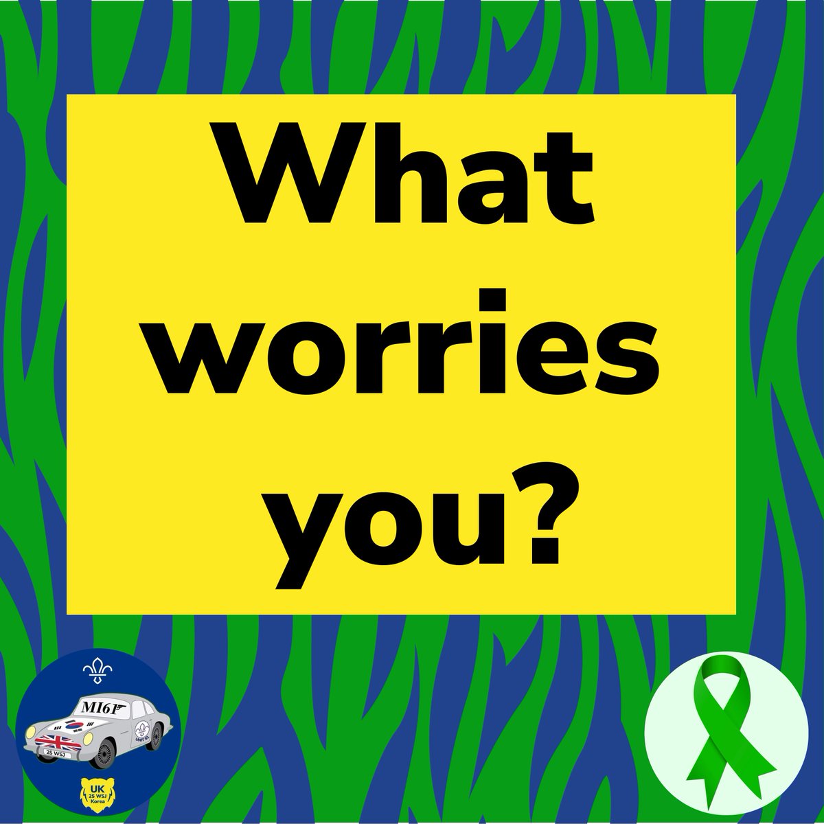25wsj_unit61's tweet photo. It's normal to be worried about things in the buildup to a big event like the jamboree.

However, it's also important you share these worries... let us know in the comments what your biggest worries are ahead of the jamboree.

#Unit61 #Hampshirescouts #SouthLondonScouts https://t.co/Rm0H8ZzYc5
