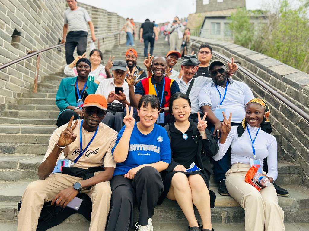 Jainajatta's tweet photo. A visit to the Great Wall- Beijing China 🇨🇳 

#gambiachina23
#sustainabledevelopment
#greatwall https://t.co/ZG7Ywlzf45