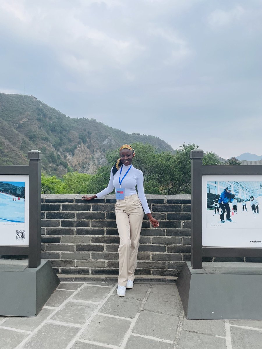 Jainajatta's tweet photo. A visit to the Great Wall- Beijing China 🇨🇳 

#gambiachina23
#sustainabledevelopment
#greatwall https://t.co/ZG7Ywlzf45