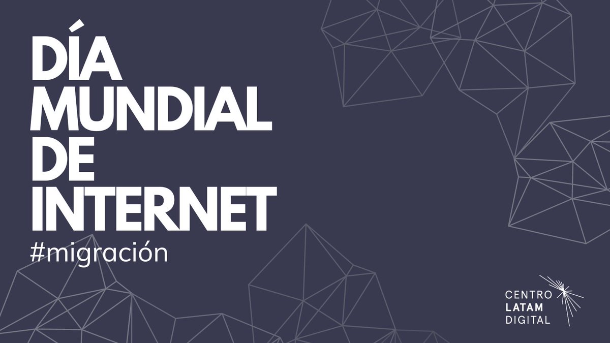 🌐#diadeinternet | Descubre las experiencias y vivencias que revelaron en qué medida el uso de las tecnologías atraviesa el viaje de los migrantes en tránsito:

1⃣bit.ly/blog_migracion
2⃣bit.ly/blog_migracion2 
3⃣bit.ly/blog_migracion3
✍️Escritos por <a href="/driangar/">adriano solo bien se lame</a> <a href="/LATAMxDigital/">Centro LATAM Digital | CLD</a>